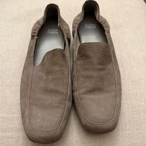 Eileen Fisher NUBUCK tumbled Loafers